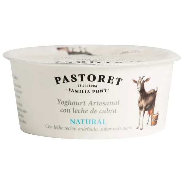 PASTORET Yogur natural artesanal con leche de cabra 125 g. - 0.13 kg - Imagen del producto en Findit