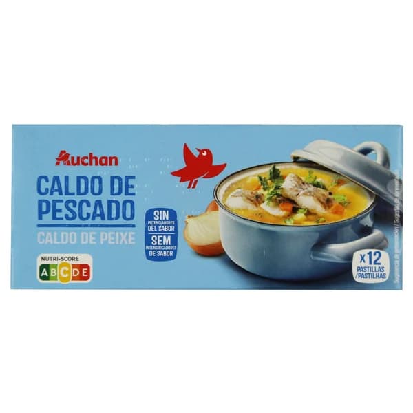 PRODUCTO ALCAMPO Caldo de pescado 12 uds 120 g. - 0.12 kg - Imagen del producto en Findit