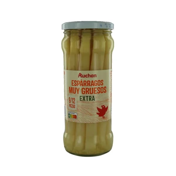 PRODUCTO ALCAMPO Espárragos blancos muy gruesos extra  9/12 uds. 325 g. - 0.33 kg - Imagen del producto en Findit