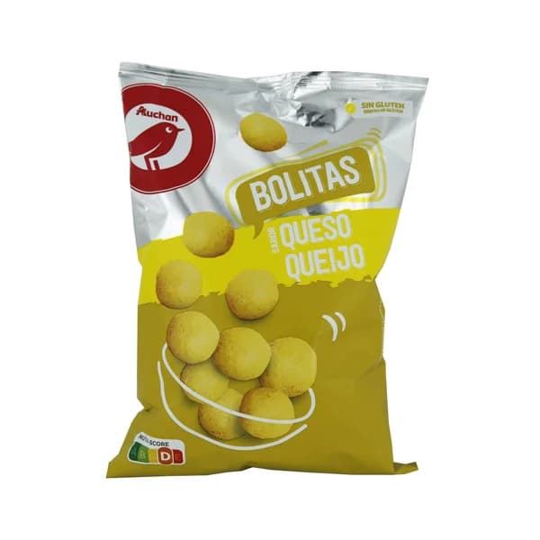 PRODUCTO ALCAMPO Bolas de maíz con sabor a queso PRODUCTO ALCAMPO bolsa de 80 g. - 0.08 kg - Imagen del producto en Findit