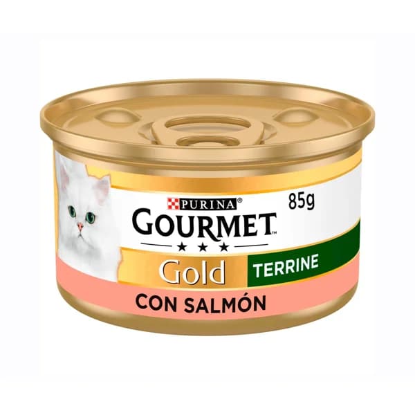 PURINA GOURMET Comida para gatos adultos húmeda a base de salmón y atún GOURMET tarrina 85 g. - 0.09 kg - Imagen del producto en Findit