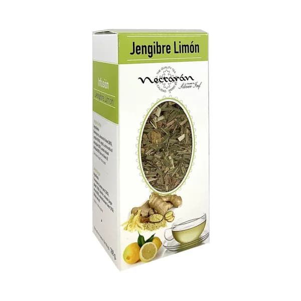 NECTARÁN Infusión jengibre y limón 100 g. - 0.1 kg - Imagen del producto en Findit