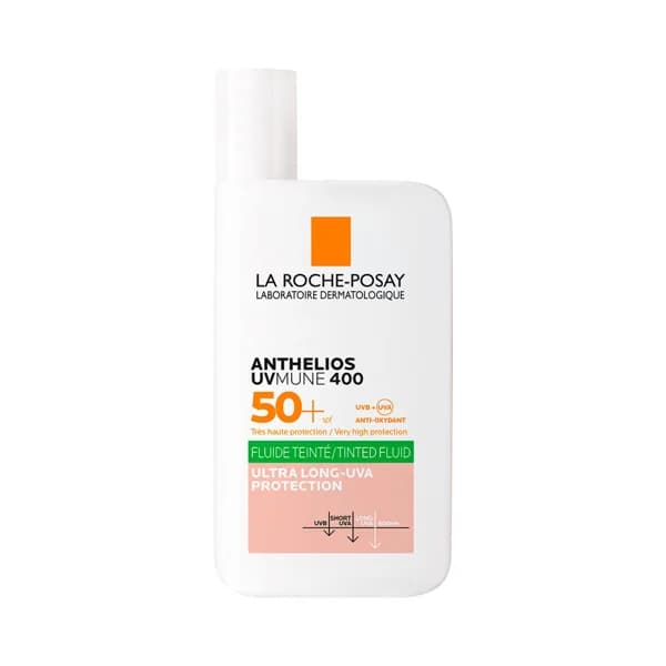 LA ROCHE POSAY Protector solar con color y FPS 50+ (muy alto) LA ROCHE POSAY Anthelios uv mune 400 50 ml. - 0.05 l - Imagen del producto en Findit