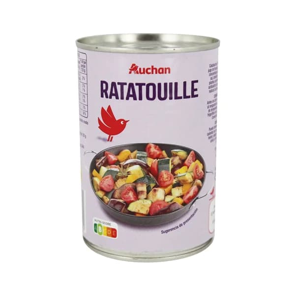 PRODUCTO ALCAMPO Pisto francés (ratatouille) lata de 375 g. - 0.38 kg - Imagen del producto en Findit