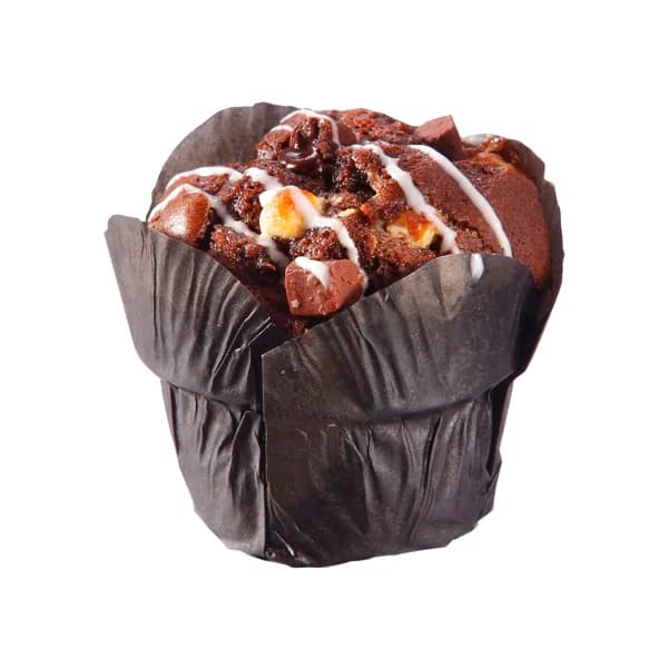 Muffin de triple chocolate 80 g. - 0.08 kg - Imagen del producto en Findit