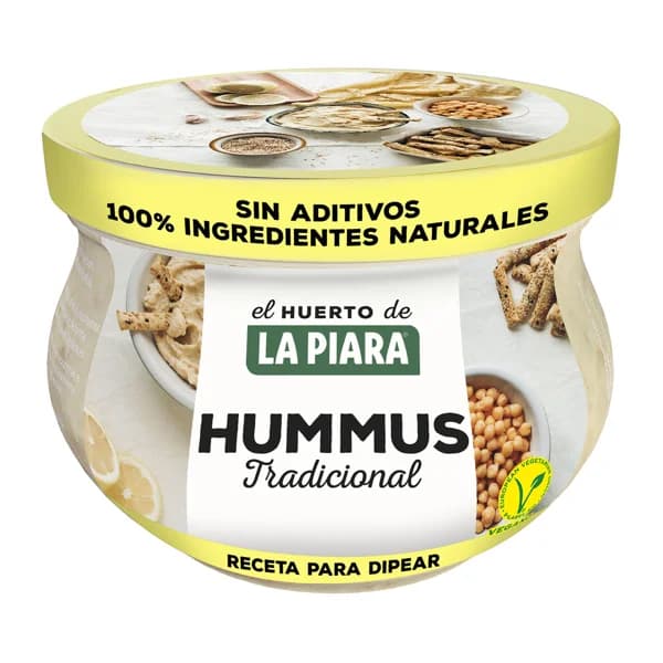 LA PIARA Hummus original El Huerto de LA PIERA 200 g. - 0.2 kg - Imagen del producto en Findit