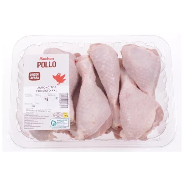 AUCHAN Jamoncitos de pollo 10 uds XXL. Producto Alcampo - 1 ud - Imagen del producto en Findit