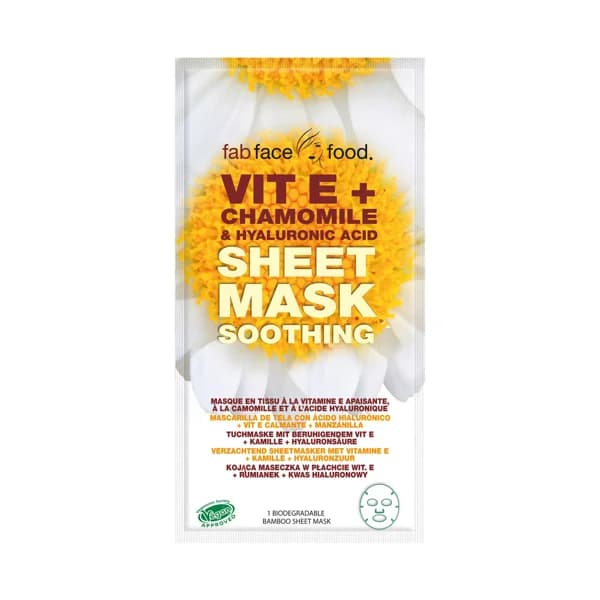7TH HEAVEN Mascarilla facial de tela con ácido Hialurónico, vitamina E calmante y camomila. - 1 ud - Imagen del producto en Findit