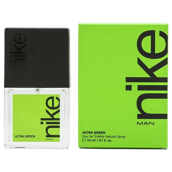 Colonia para hombre con vaporizador en spray NIKE Ultra green 30 ml. - 1 ud - Imagen del producto en Findit