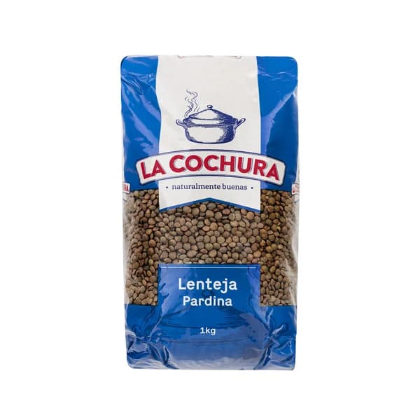 LA COCHURA Lenteja Pardina extra LA COCHURA paquete de 1 kg. - 1 kg - Imagen del producto en Findit