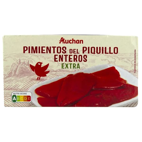 PRODUCTO ALCAMPO Pimientos del Piquillo enteros, categoria extra 150 g. - 0.15 kg - Imagen del producto en Findit