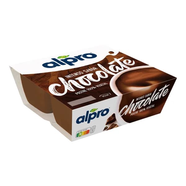 ALPRO Postre a base de soja, con intenso sabor a chocolate 4 x 125 g. - 0.5 kg - Imagen del producto en Findit