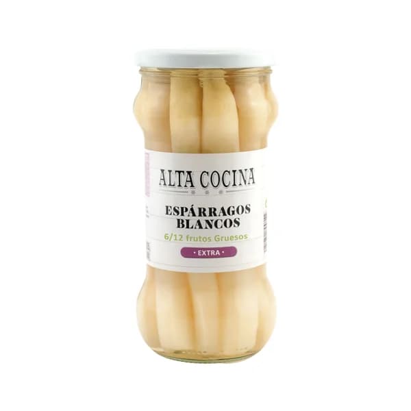 ALTA COCINA Espárragos blancos 6/12 piezas frasco de 325 g. - 0.33 kg - Imagen del producto en Findit