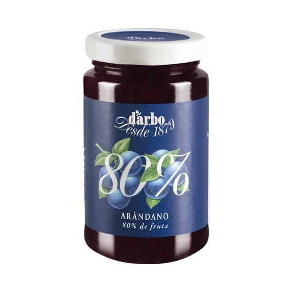 D`ARBO Confitura de arándanos (80 % de fruta) D´ÁRBO 250 g. - 0.25 kg - Imagen del producto en Findit