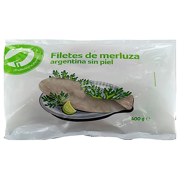 PRODUCTO ECONÓMICO ALCAMPO Filete de merluza argentina sin piel 400 g. - 0.4 kg - Imagen del producto en Findit