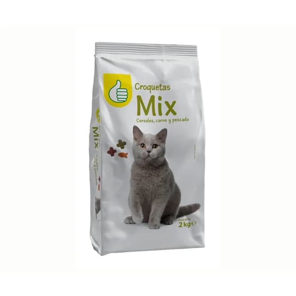 PRODUCTO ECONÓMICO ALCAMPO Alimento completo para gatos a base de carne, pescado y cereales 2 kg. - 2 kg - Imagen del producto en Findit
