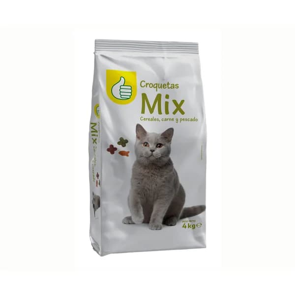 PRODUCTO ECONÓMICO ALCAMPO Pienso para gato a base de carne, pescado y cereales PRODUCTO ECONÓMICO ALCAMPO 4 kg. - 4 kg - Imagen del producto en Findit