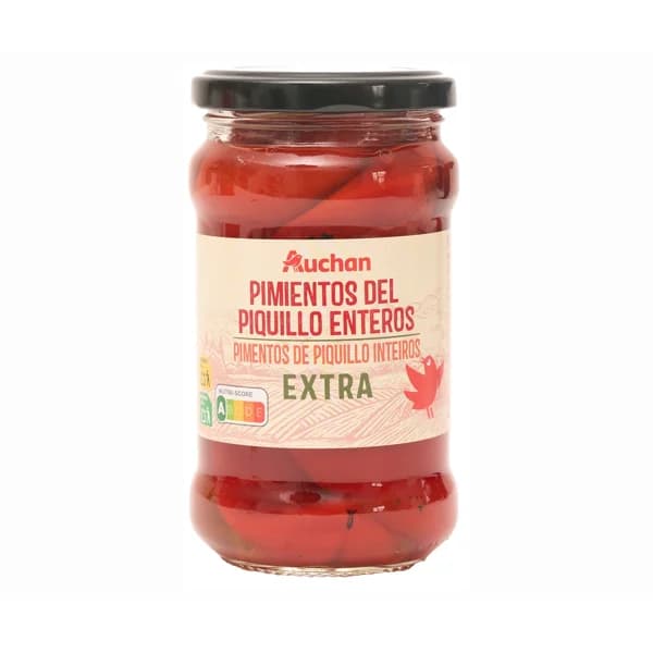 PRODUCTO ALCAMPO Pimientos del Piquillo enteros 13/16 piezas frasco de 220 g. - 0.23 kg - Imagen del producto en Findit