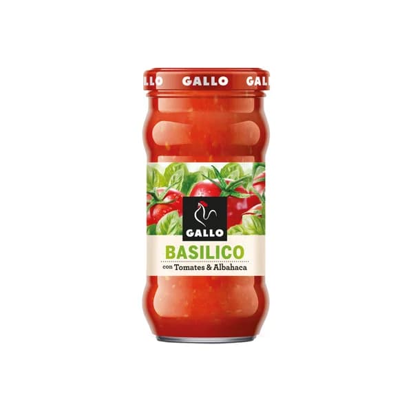 GALLO Salsa Basílico, con tomate y albahaca GALLO 350 g. - 0.4 kg - Imagen del producto en Findit