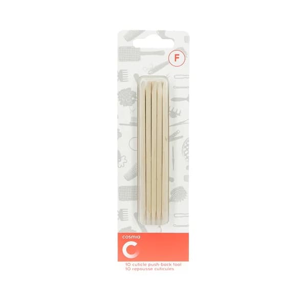 COSMIA Bastones de madera para empujar las cutículas COSMIA 10 uds. - 1 ud - Imagen del producto en Findit