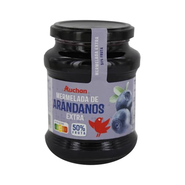 PRODUCTO ALCAMPO Mermelada de arándanos extra, 50 % de fruta PRODUCTO ALCAMPO 410 g. - 0.41 kg - Imagen del producto en Findit