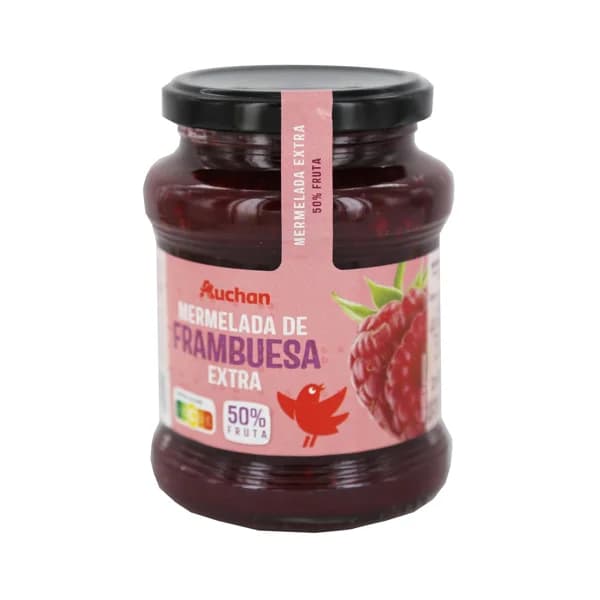 PRODUCTO ALCAMPO Mermelada de frambuesa extra, 50 % fruta PRODUCTO ALCAMPO 410 g. - 0.41 kg - Imagen del producto en Findit