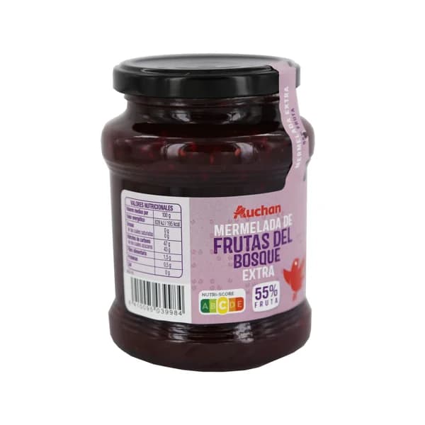 PRODUCTO ALCAMPO Mermelada Frutas del Bosque PRODUCTO ALCAMPO 410 g. - 0.41 kg - Imagen del producto en Findit