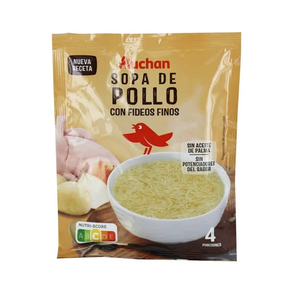 PRODUCTO ALCAMPO Sopa de pollo con fideos 72 g. - 0.07 kg - Imagen del producto en Findit