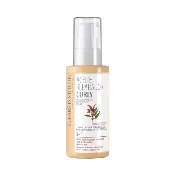 CLEARÉ INSTITUTE Curly Aceite reparador 5 en 1 para unos rizos definidos 50 ml. - 0.05 l - Imagen del producto en Findit