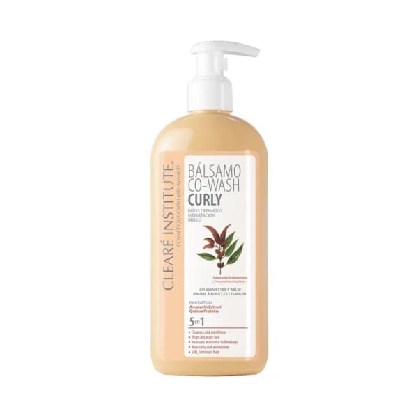 CLEARÉ INSTITUTE Co wash curly Bálsamo limpiador del cabello sin necesidad de champú 330 ml. - 0.33 l - Imagen del producto en Findit