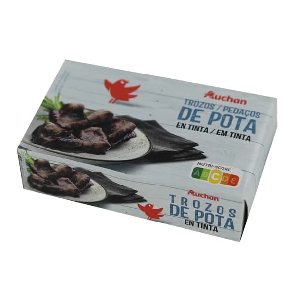 PRODUCTO ALCAMPO Pota en su tinta en trozos lata de 72 g. - 0.07 kg - Imagen del producto en Findit