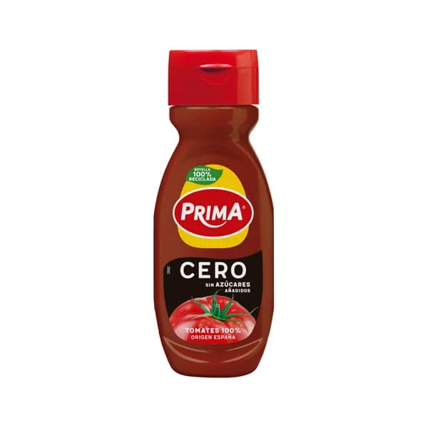 PRIMA Ketchup Cero 255 gr. + 10 gr. Gratis - 0.27 kg - Imagen del producto en Findit