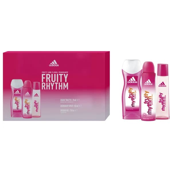 ADIDAS Fruit rhythm Estuche regalo para mujer con colonia y productos para el cuidado y la higiene. - 1 ud - Imagen del producto en Findit