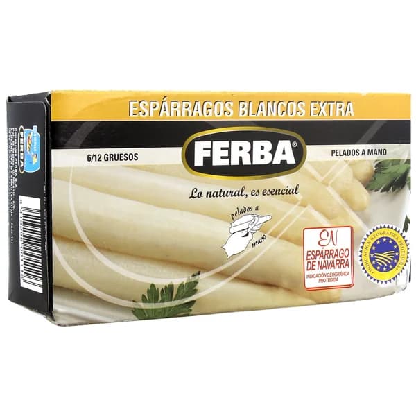FERBA Espárragos blancos 6-12 piezas 250 g. - 0.25 kg - Imagen del producto en Findit