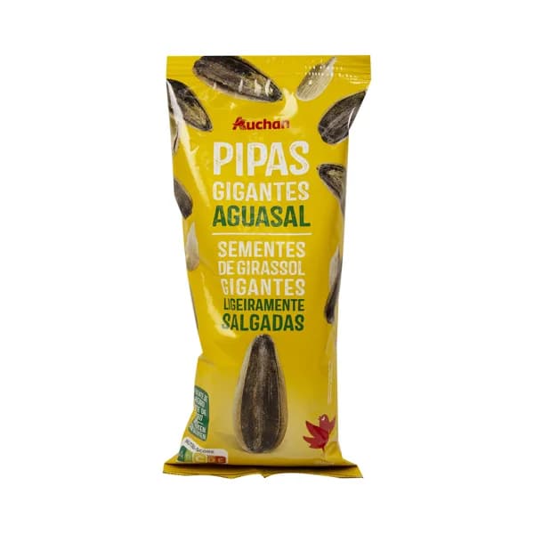 PRODUCTO ALCAMPO Pipas de girasol gigantes al aguasal PRODUCTO ALCAMPO 200 g. - 0.2 kg - Imagen del producto en Findit