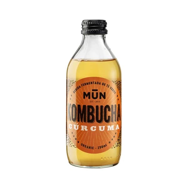 MUN Kombucha de cúrcuma MUN 250 ml. - 0.33 l - Imagen del producto en Findit