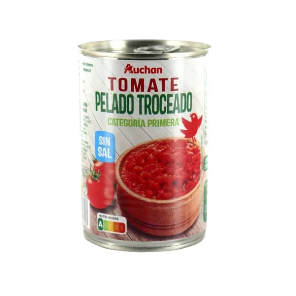 PRODUCTO ALCAMPO Tomate troceado lata de 390 g. - 0.39 kg - Imagen del producto en Findit