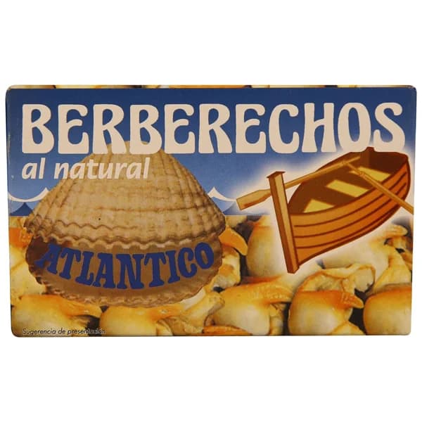 ATLÁNTICO Berberechos al natural 58 g. - 0.06 kg - Imagen del producto en Findit