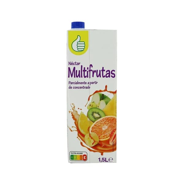 PRODUCTO ECONÓMICO ALCAMPO Néctar multifrutas PRODUCTO ECONÓMICO ALCAMPO 1,5 L. - 1.5 l - Imagen del producto en Findit