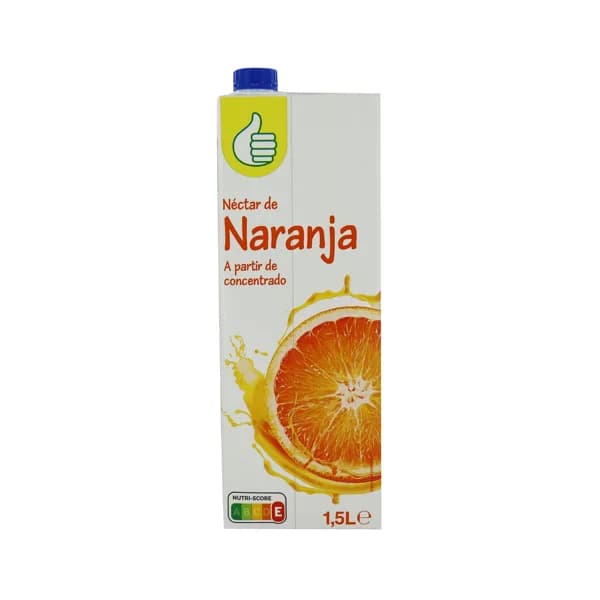 PRODUCTO ECONÓMICO ALCAMPO Néctar de naranja PRODUCTO ECONÓMICO ALCAMPO brick de 1,5 L. - 1.5 l - Imagen del producto en Findit