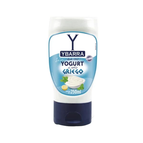 YBARRA Salsa de yogurt al estilo Griego, sin colorantes 250 ml. - 0.25 kg - Imagen del producto en Findit