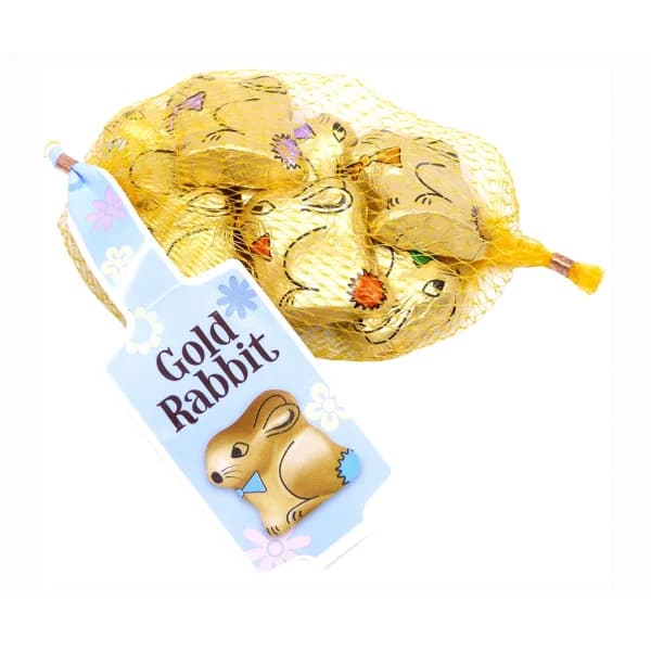 GOLD REBBIT Red de conejos de pascua de chocolate 70 g. - 0.07 kg - Imagen del producto en Findit