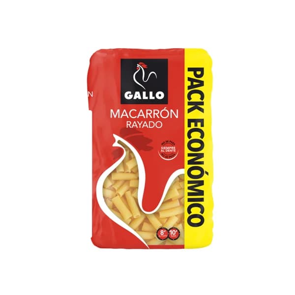 GALLO Pasta macarrón rayado GALLO paquete de 900 g. - 0.9 kg - Imagen del producto en Findit