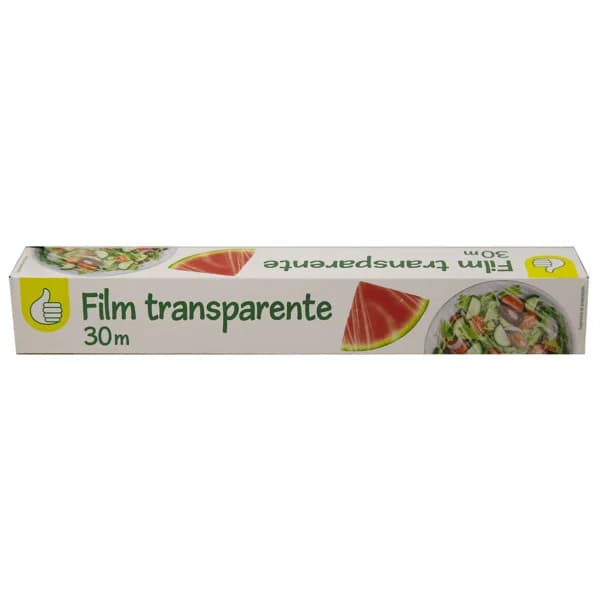 PRODUCTO ECONÓMICO ALCAMPO Papel film transparente PRODUCTO ECONÓMICO ALCAMPO 30 mts. - 30 m - Imagen del producto en Findit