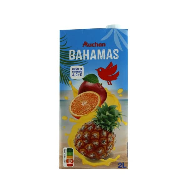 PRODUCTO ALCAMPO Bebida refrescante de zumo de manzana, piña y naranja Bahamas PRODUCTO ALCAMPO 2 l. - 2 l - Imagen del producto en Findit