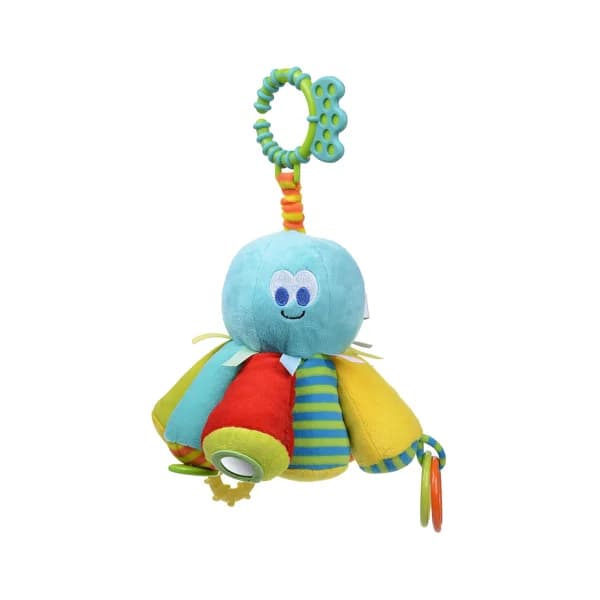 Pulpo de peluche Mi Pulpo de Actividades, con sonajero, mordedor, espejo...ONE TWO FUN ALCAMPO Baby. - 1 ud - Imagen del producto en Findit