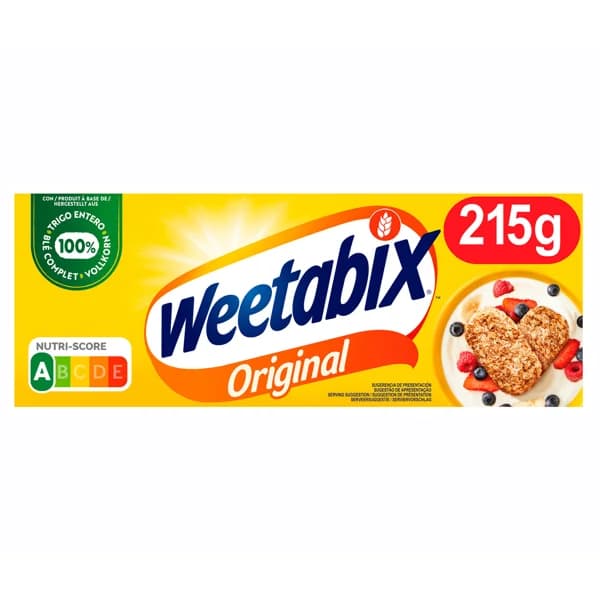 WEETABIX Cereales de fibra WEETABIX 215 g. - 0.22 kg - Imagen del producto en Findit