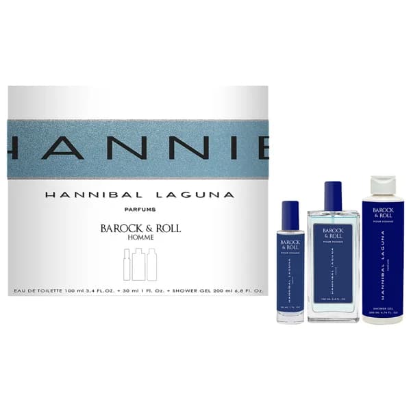 HANNIBAL LAGUNA Barock & roll Estuche de colonia y gel para hombre. - 1 ud - Imagen del producto en Findit