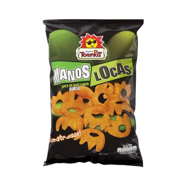 TOSFRIT Manos locas, snack de maìz sabor queso TOSFRIT 105 g - 0.11 kg - Imagen del producto en Findit
