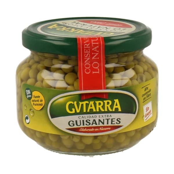 GVTARRA Guisantes muy finos de calidad extra frasco de 215 g. - 0.22 kg - Imagen del producto en Findit